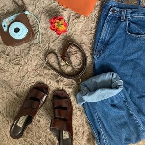 Vintage indie high heel sandals